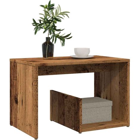 Beistelltisch Altholz-Optik 59x36x38 cm Holzwerkstoff