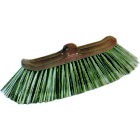 Scopa domestica pavone in legno - cm.34x8x12h. - 12 pz
