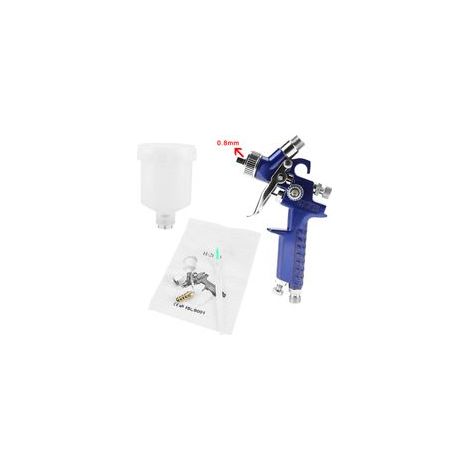 Zerodis 0.8/1.0 mm para Ugello Mini Neumático, Salpicadura suave para pintura mural, herramientas, manualidades artísticas, excelente efecto de atomización (H-2000a 0.8 mm)