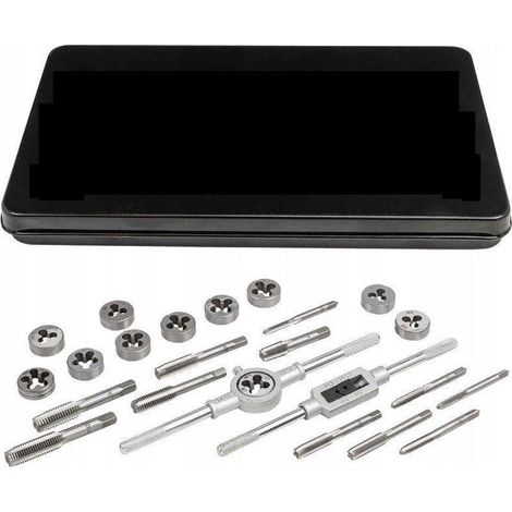 bituxx Set d'outils de filetage 24 pièces métal (1/3)