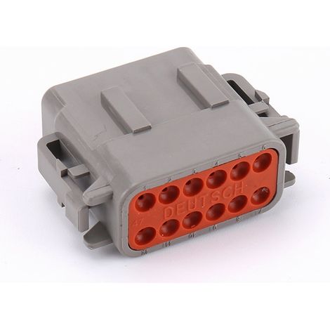 DTM06-12S, DTM04-12P Heavy Truck/Excavator Connector 2-12P Waterproof Male/Female Connector for Vehicles (1/4)