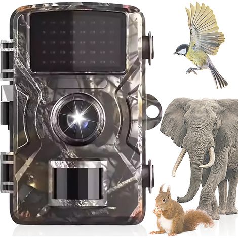 Caméra De Surveillance Extérieure - 1080p - Objectif Grand Angle 90° - Vision Nocturne - Étanchéité Ip66 - Déclenchement En 0,8 S - Alimentation Sur Piles - 1 Pièce (1/5)
