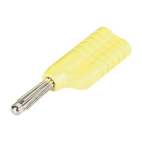 Schnepp S 4041 S Fiche banane mâle, droit Ø de la broche: 4 mm jaune 1 pc(s) (1/2)