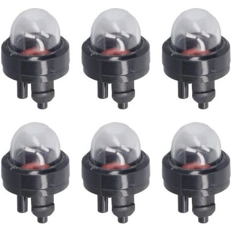 Pompe d'amorçage adaptable pour débroussailleuse – Remplace Walbro 188-512 et 188-512-1 – Lot de 6 pièces – Matériau plastique et caoutchouc (1/5)