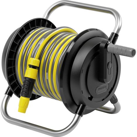 KARCHER Devidoir Portable HR 2.10 Set 26453700, Tuyau de 10 m, Diametre de 13 mm, Pression d'Eclatement de 24 bar, Design Compact, Garantie 2 ans
