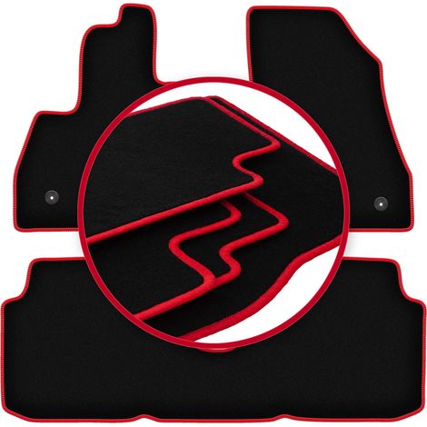Tapis de voiture CARLUX-RED pour : monospace Fiat 500L (2012-) (1/5)