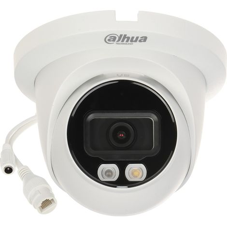 Dahua WizSense - PoE IP camera de full color eyeball de 5 MP, 2,8 mm, DH-IPC-HDW2549TM-S-IL [DH-IPC-HDW2549TM-S-IL].