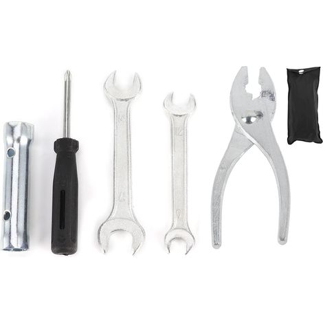 Universal motorcycle repair tool kit: wrench + screwdriver + pliers + spark plug socket tool set (1/5)