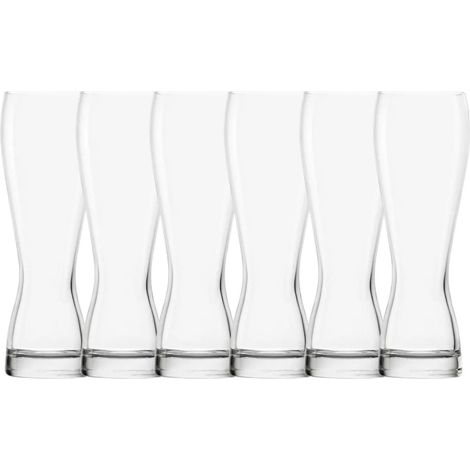 Bierglas 6er Set Biergläser Weizenbier 0,3 Liter