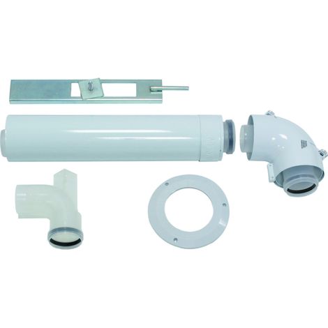 Vaillant Basis-Anschluss-Set konz. Abgasl. PP 60/100mm an DN 60 im Schacht, 0020077523
