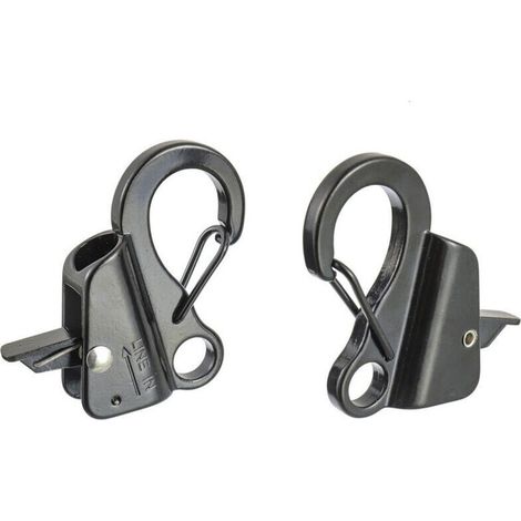 Cornamusa para barco, 2 piezas, ganchos de cornamusa de acero inoxidable 316, accesorios de amarre para barcos, gancho de cornamusa para mástil de bandera para barcos y yates - Crezuo (1/4)