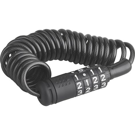 Antifurto per monopattino elettrico Ø 4 mm 1,50 m di lunghezza con combinazione modificabile - THIRARD