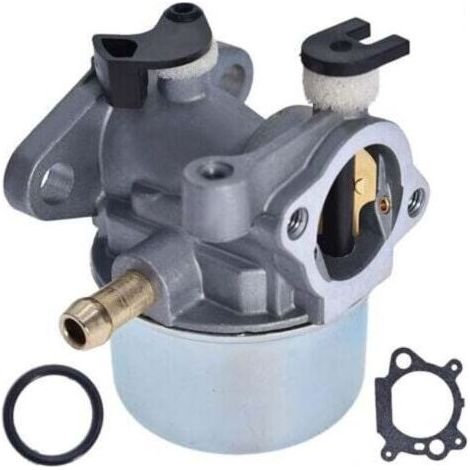 Carburateur Briggs & Stratton avec joint d'origine – Pièce de rechange compatible moteurs 128L05, 128L07, 128M02, 12H800 et tondeuses Troy-Bilt, Craftsman, Toro (625-725 série) (1/4)