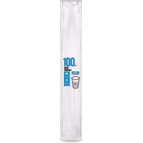 VASO DESECHABLE PP IRROMP BCO B/100 - 220 CM3