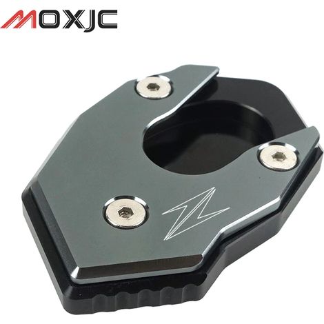 (Titane) Extension de support d'agrandisseur de béquille de plaque de protection de pied latéral compatible avec KAWASAKI Z1000 Z1000SX Z100R Z900 Z900RS Z800 Z650 ZX10R ZX6R maxpower (1/3)