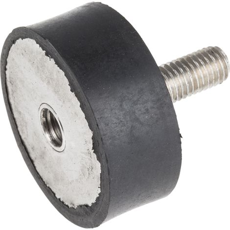 Bobine mâle à femelle RS PRO M10 Ø 50mm en Caoutchouc naturel ( Prix pour Sachet de 2 ) (1/2)