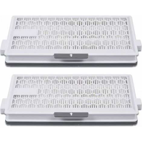 Airclean Plus 50 HEPA-Filter (2er-Pack) für Miele Complete C3 Powerline Staubsauger (Modell S8340) - Air Clean SF-HA 50