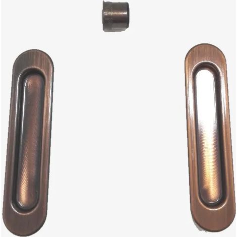 KIT SCIVOLA F CON VASCHETTE OVALI CIECHE BRONZATO (1/2)