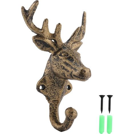 muraux décoration murale lot de 2 en fonte rustique en forme