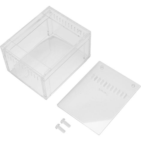 Boîte d'élevage transparente en acrylique pour reptiles, insectes et animaux de compagnie (1/5)