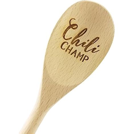 Cuillère En Bois - 35,5 cm - Pour Concours De Chili - Trophée Culinaire - 1 Pièce