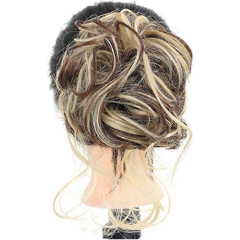 Chignon ondulé et bouclé, pince à cheveux, extensions de queue de cheval, chouchous, postiches - 12 (1/4)
