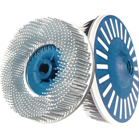 Brosse ronde soleil D.115mm M14 épaisseur fil 1,25mm Ku.K.120 12000min 5 TYROLIT