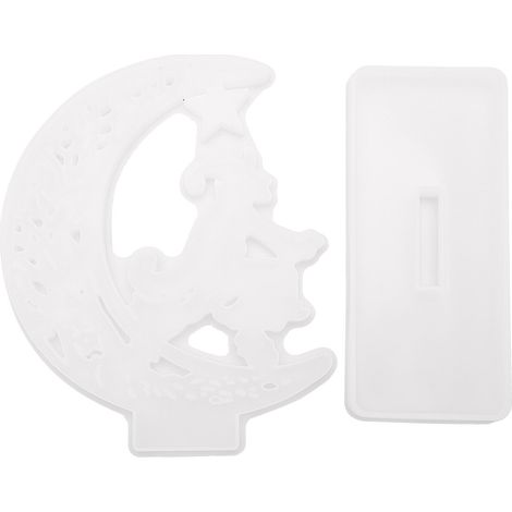 Moule en silicone Halloween non toxique, sans danger, écologique, antiadhésif, réutilisable, pour créer soi-même un moule de sorcière (1/5)