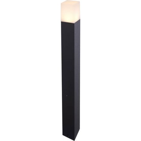 V-TAC LED-Garten-Stehleuchte mit GU10-Lampenfassung, schwarz-weiße Abdeckung, 80 cm, IP54