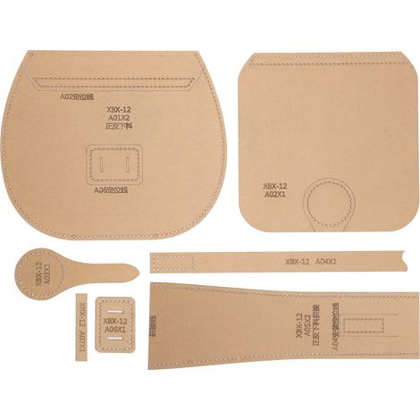 Acrylic Template Leather Craft Pattern Mold for Single Shoulder Bag Making Accessories DIY Supply (1/5)