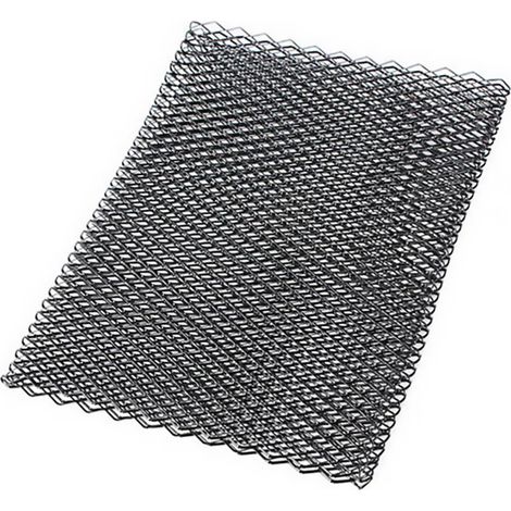 Grille de Automobile Insert Personnalisable Maillage 3x6mm en Alliage D'aluminium Noir Protège Radiateur et Pare-chocs (1/5)
