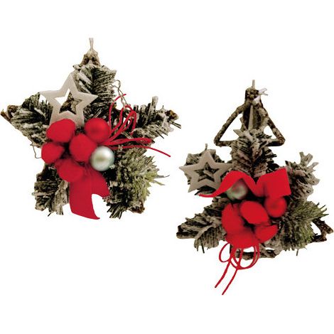 FUORIPORTA DECORI ROSSI 20CM      -23424