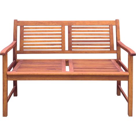 Acacia Holzbank Teak -Effekt zwei Sitze Kmer