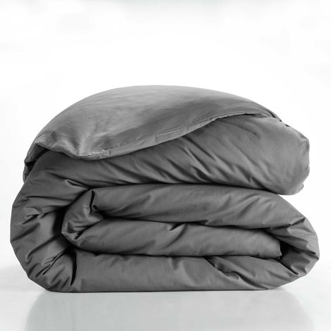 Housse de Couette 260 x 240 cm Lina Anthracite, 100% Coton (1/5)