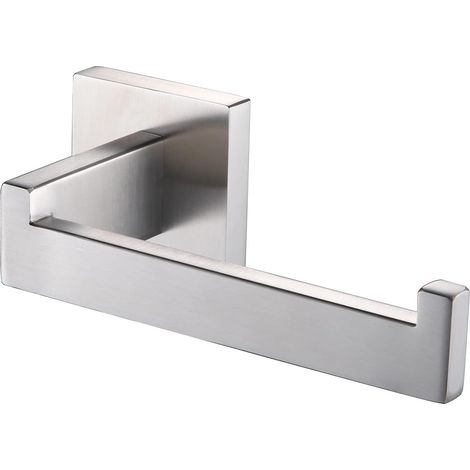 Porte-rouleau de papier toilette en nickel brossé, en acier inoxydable, pour cuisine, salle de bain, distributeur mural (1/5)