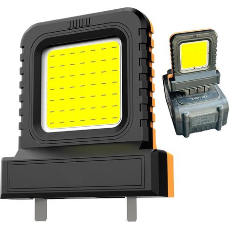 Lampe de Travail LED Sans Fil Spot LED de Travail Sans Fil Réglable avec  Torches Étanches Pour Installation Électrique, Mécaniciens, Électriciens, Réparation Automobile Et Chantiers (1/5)
