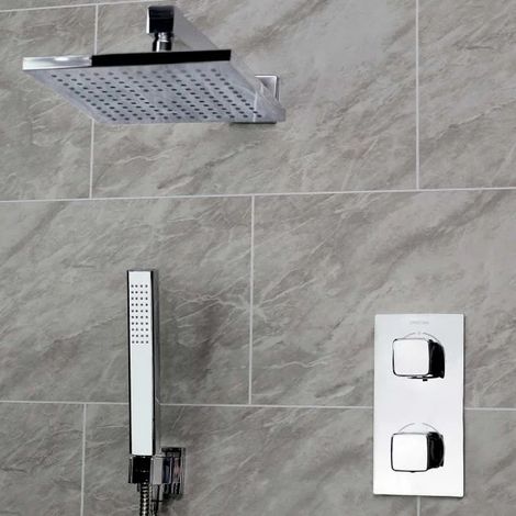 Bristan Cobalt Concealed Mixer Shower with Shower Kit and Fixed Head (1/2)