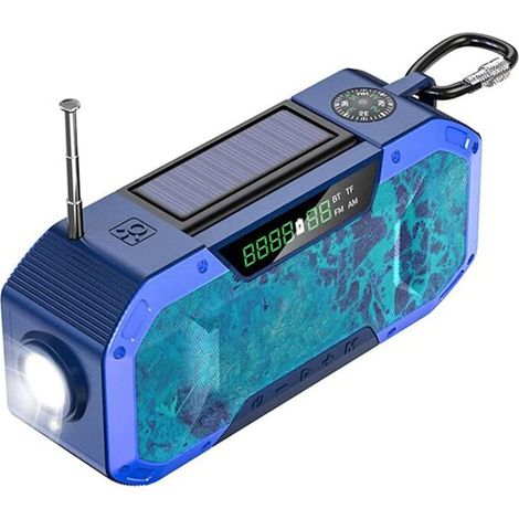 FM/AM Solaire Radio, Radio d'urgence Multifonctionnelle, Avec de (1/5)