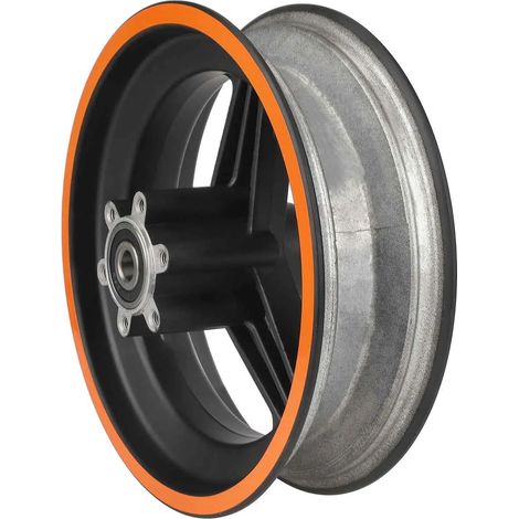 Compatible avec le moyeu et la jante de roue avant en alliage d'aluminium de 10 pouces du scooter électrique Kukirin G3 (1/5)