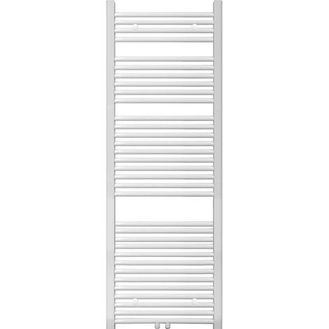 Radiateur sèche-serviettes Blanc Acier inoxydable 500 x 1600 mm Anthracite Connexion centrale radiateur porte-serviettes (1/5)