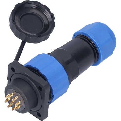 Wasserdichter quadratischer Stromanschluss für Luftfahrtanwendungen, Schweiß- und Industrieadapter 250 V 5 A SP20