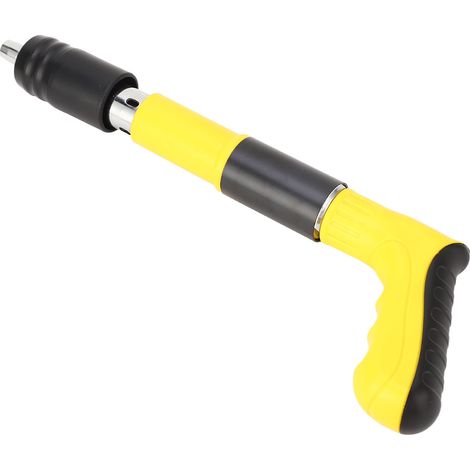 Pistolet à clous manuel 3 vitesses, outil de fixation murale antidérapant et ergonomique pour béton, plafond et tuyaux (1/5)