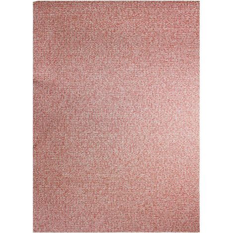 KOKO - Tapis effet tweed pour intérieur et extérieur rouge 120x170 (1/5)