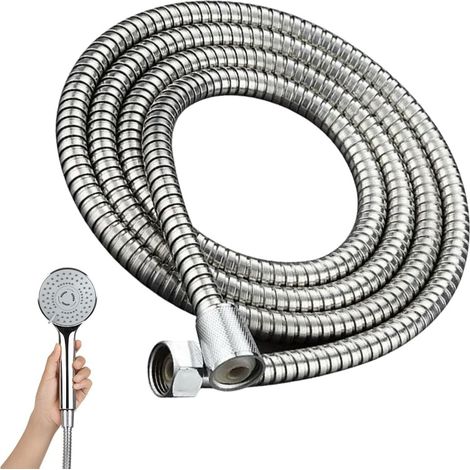 Duschschlauch – 1-teilig – Edelstahl – Verdrehsicher – Universeller G1/2-Anschluss – Badezimmer – 2 m (1/5)
