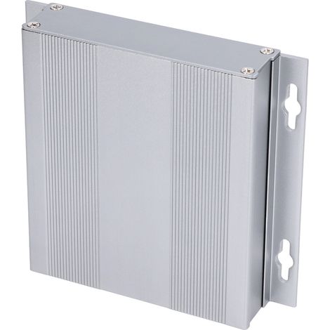 Coffret électronique DIY en alliage d'aluminium gris clair mat, boîtier d'instrument 27x131x120mm (1/5)