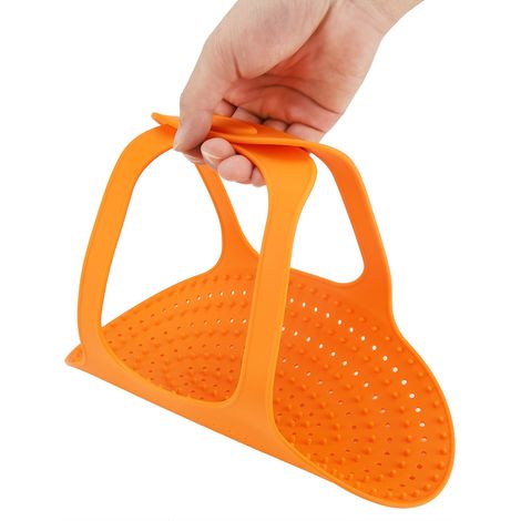 Tapis de cuisson en silicone alimentaire résistant à la chaleur pour volaille (Orange) (1/5)