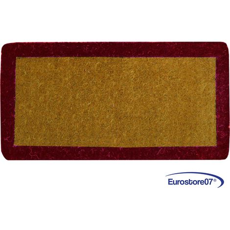 Zerbino imperiale a fascia rosso spessore mm.38 annodato a mano - cm.35x70, (1/4)