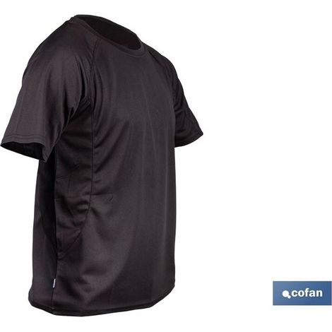 T-shirt respirant Pilote noir, 160 g/m², taille XXXL (1/4)
