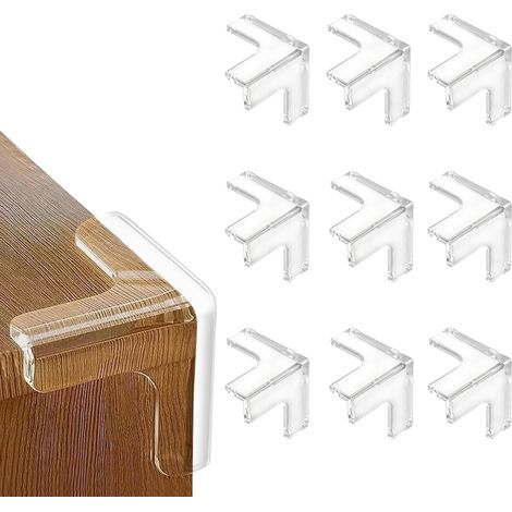 9 PCS Coin de Table Protection Bebe Protection, Protege Angle de Table avec Une Super Colle améliorée pour Tables et Coins de Meubles