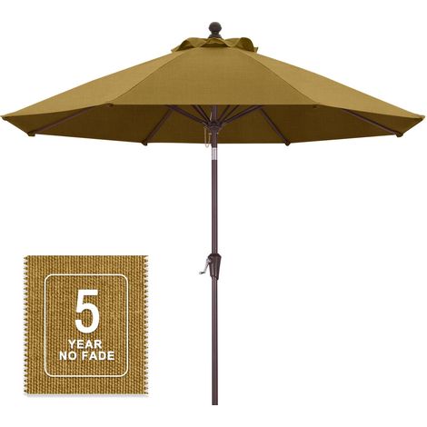 Parasol de terrasse en oléfine Châtaignier 2,7 m (1/5)